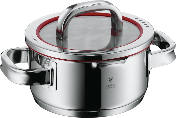 WMF Poêle Fonction4 (16 cm, Cocotte + faitout, Casserole, Acier inoxydable)