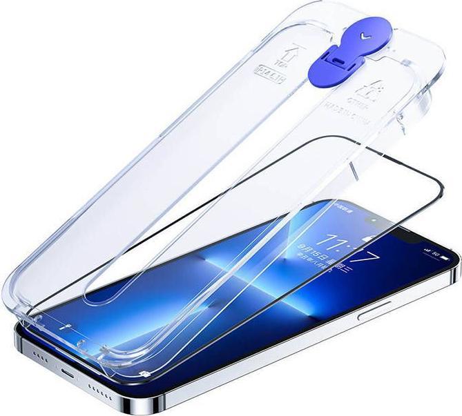 Actual product image Joyroom JR-H03 full screen tempered glass for Apple iPhone 14 Plus 6.7 " (1 Piece, Apple iPhone 14 Plus)