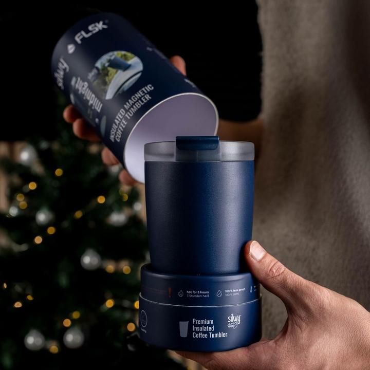 Image du produit Silwy Magnet-Thermobecher Dunkelblau