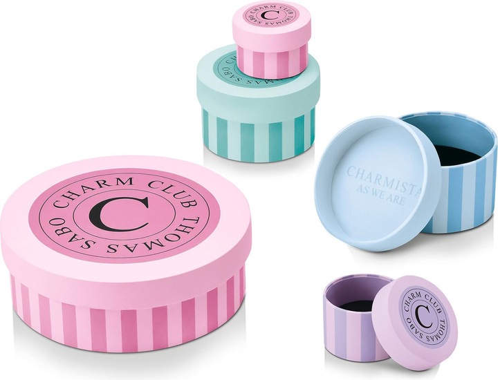 Produktbild Thomas Sabo Charm-Anhänger Zahl 6 mit weissen Steinen Silber (925er Silber)
