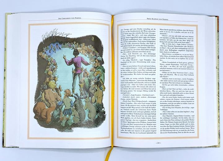 Produktbild Die Chroniken von Narnia - Illustrierte Gesamtausgabe (Deutsch, Englisch, Ulla Neckenauer, Clive Staples Lewis, Pauline Baynes, 2019)