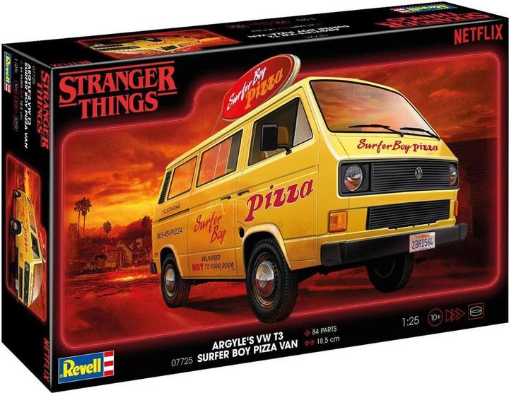 Actual product image Revell Stranger Things VW T3 Bus Surfer Boy