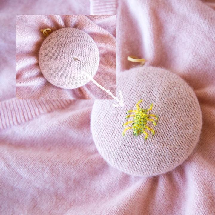 Actual product image Foekje Fleur Wool Patch Set "Wimpy the Wool Wizard