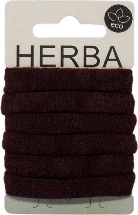 Immagine prodotto Herba Fascetta per capelli ecologica, marrone, Ø 5 cm, 6 pezzi.
