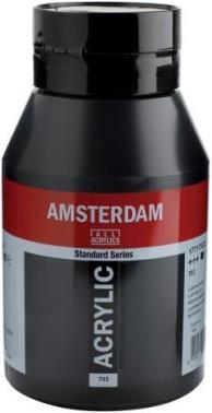 Produktbild Talens Acrylfarbe Amsterdam 1000ml (Lampenschwarz, 1000 ml)