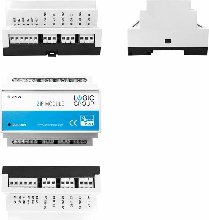Immagine prodotto Logic Group Modulo DIN ZIF5020 Z-Wave