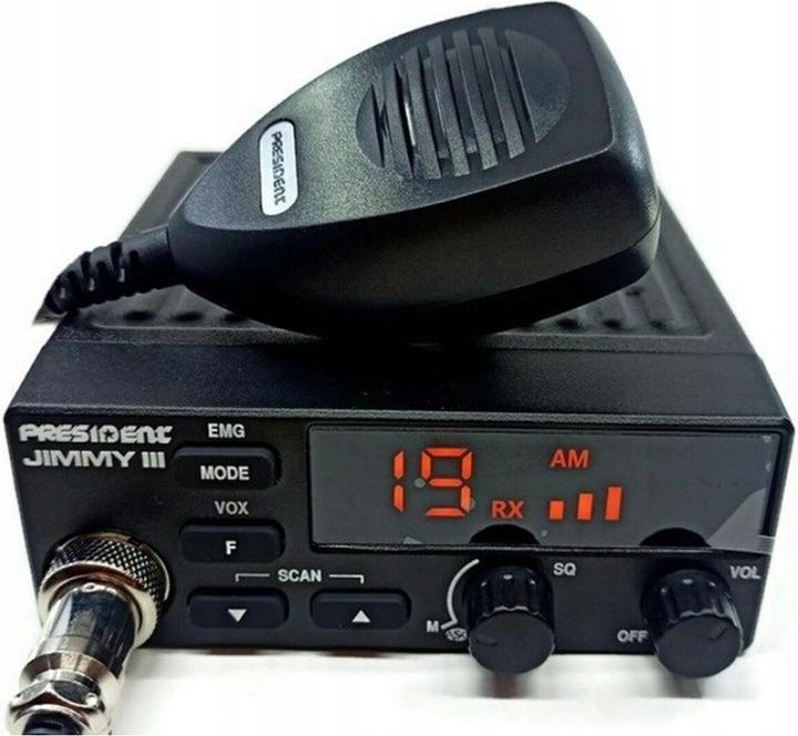 Produktbild President Jimmy III AM/FM CB radio Black (AM, FM)
