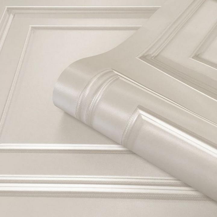Actual product image Belgravia Amara wood panelling textured wallpaper (53 x 1000 cm)