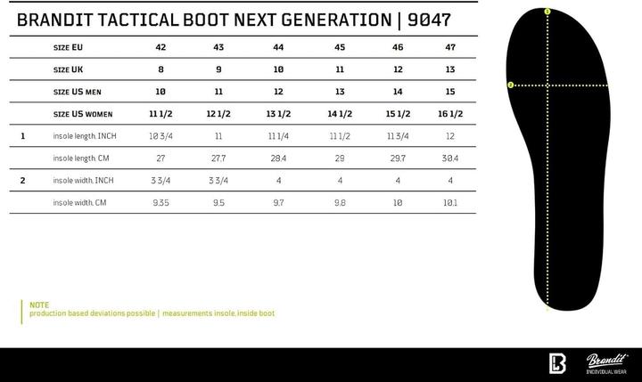 Actual product image Brandit Tactical Boot Next Generation - 15997 (45)