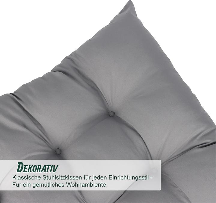 Image du produit Relaxdays 4 coussins chaise