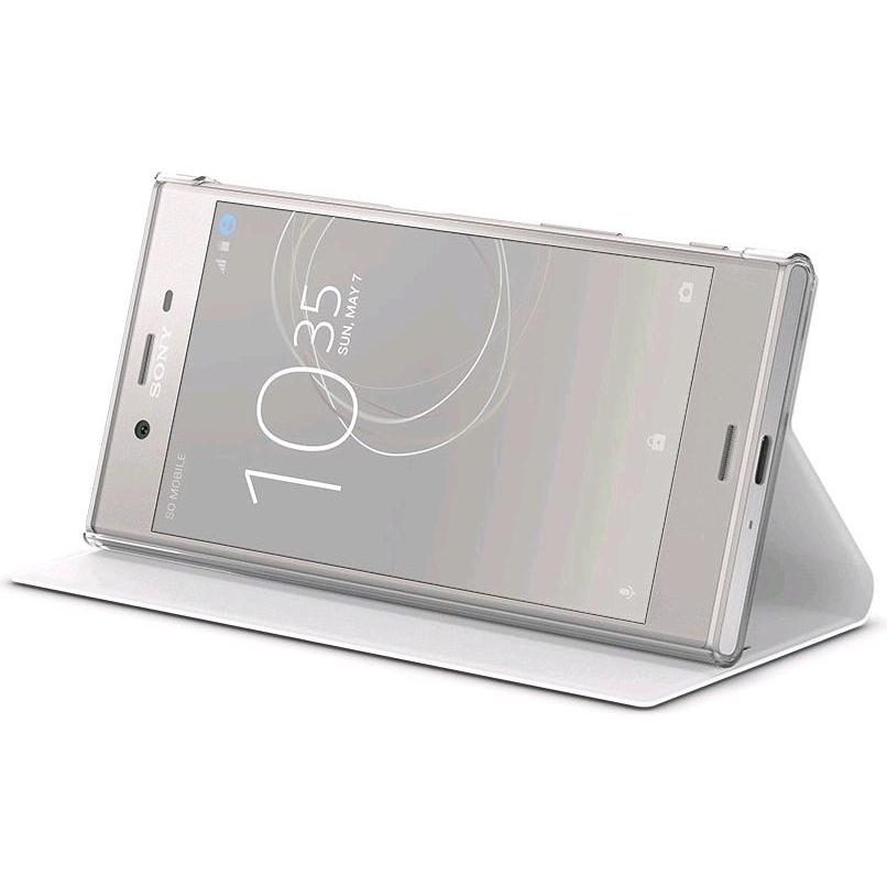 Thumbnail - Sony Smart Style Cover SCSG20 für Xperia XZs - white (Sony Xperia XZ), Smartphone Hülle, Weiss