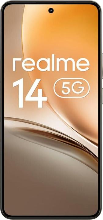 Productafbeelding realme 14 5G Dual Sim 8GB RAM 256GB - Storm Titanium (256 GB, Bruin, 6.67", Dubbele SIM, 5G)