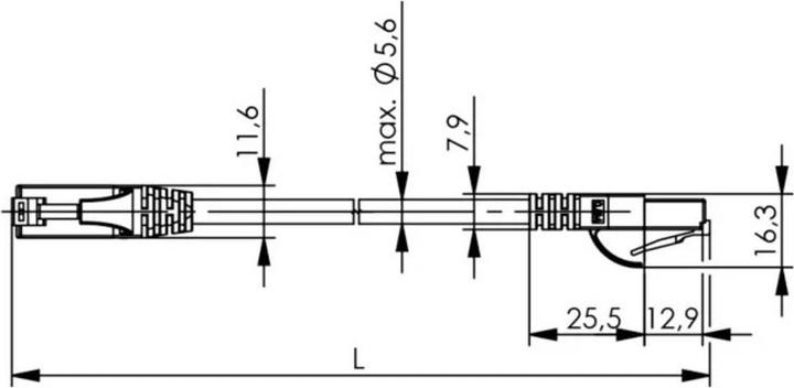 Immagine prodotto Telegärtner Cavo patch (U/UTP, 10 m)