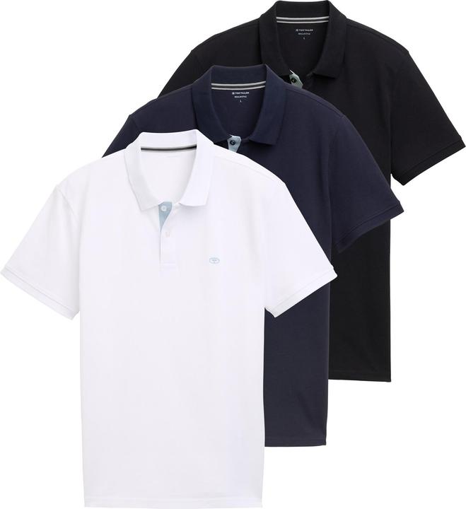 Produktbild Tom Tailor Poloshirt 3er Pack (XXL)