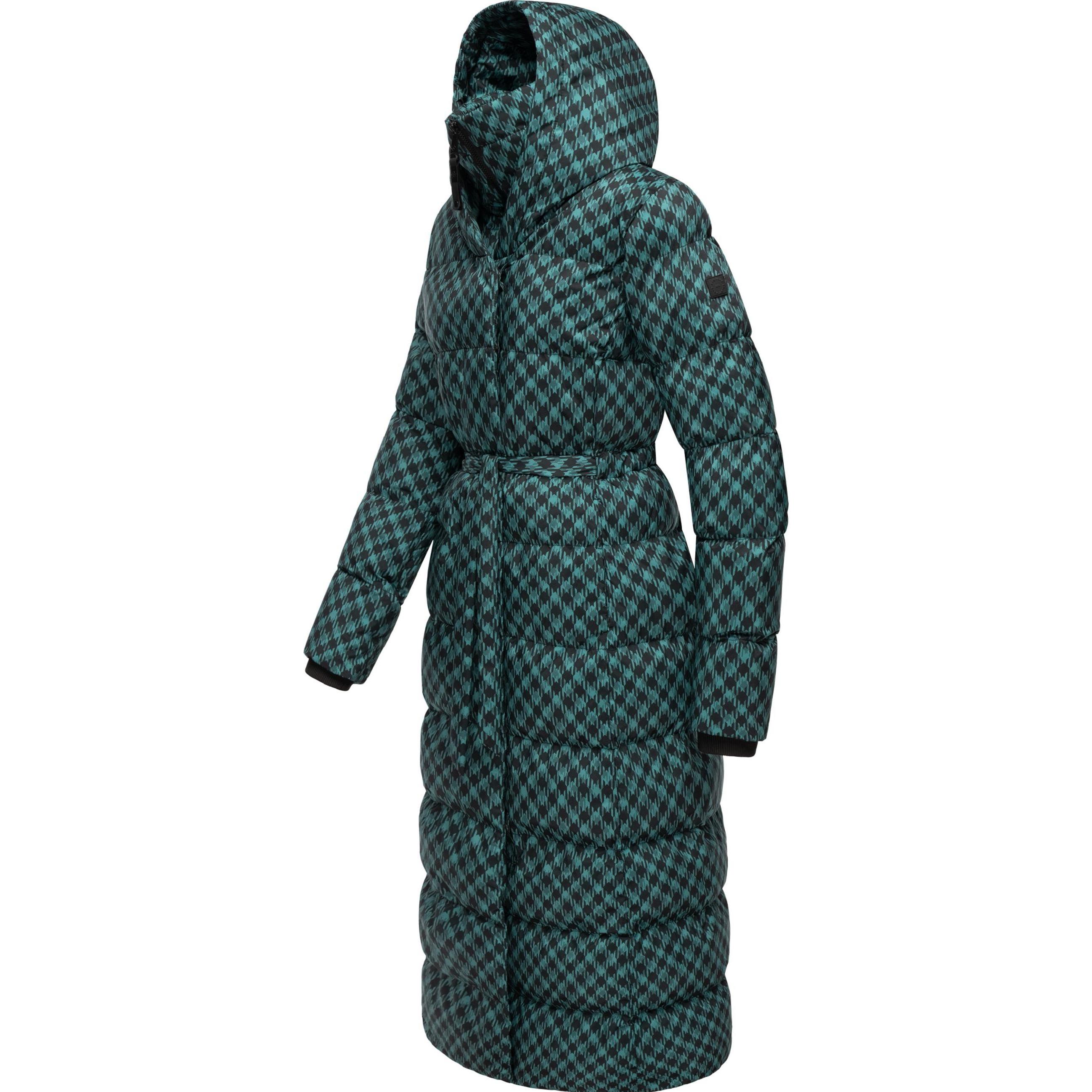 Thumbnail - Ragwear, Damen, Jacke, Niara Long Print (3XL), Grün, 3XL