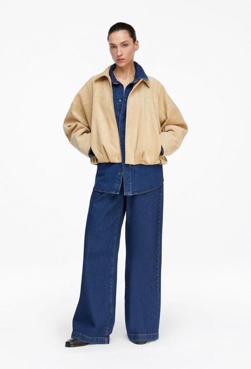 Actual product image Comma Indoor-Jacke Blouson in Velours-Optik (M)