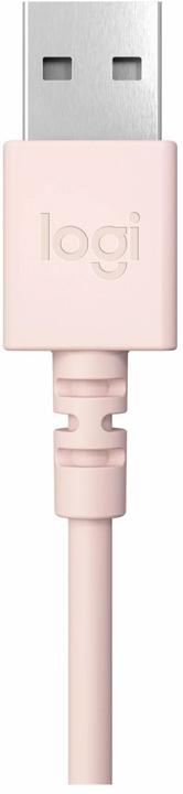 Image du produit Logitech Casque filaire H390 - ROSE - USB (Filaire, USB-A)