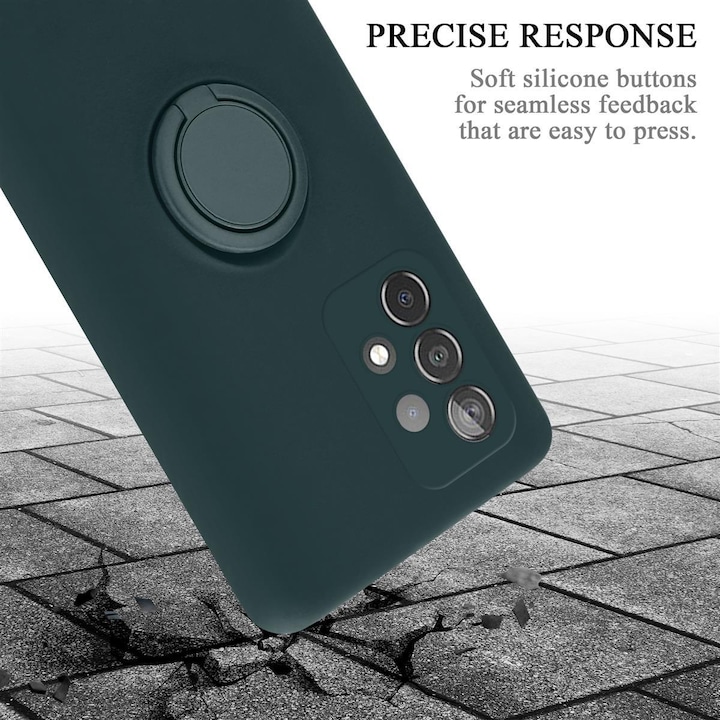 Actual product image Cadorabo TPU Liquid Ring Silicone Case Cover (Samsung Galaxy A52, Samsung Galaxy A52 5G, Samsung Galaxy A52s 5G)