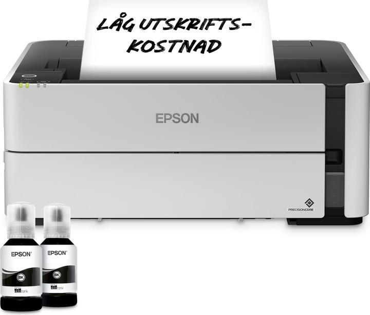 Actual product image Epson ET-M1180 EcoTank (Ink tank, Black and white)