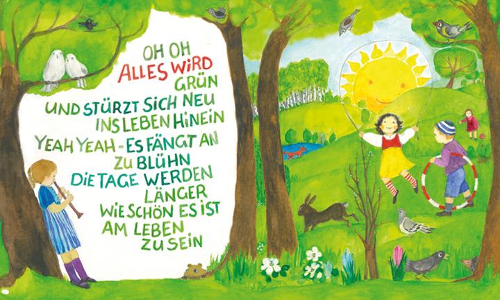 Produktbild Alles wird grün. Mit Musik-CD (Deutsch, Eva-Maria Ott-Heidmann, 2014)