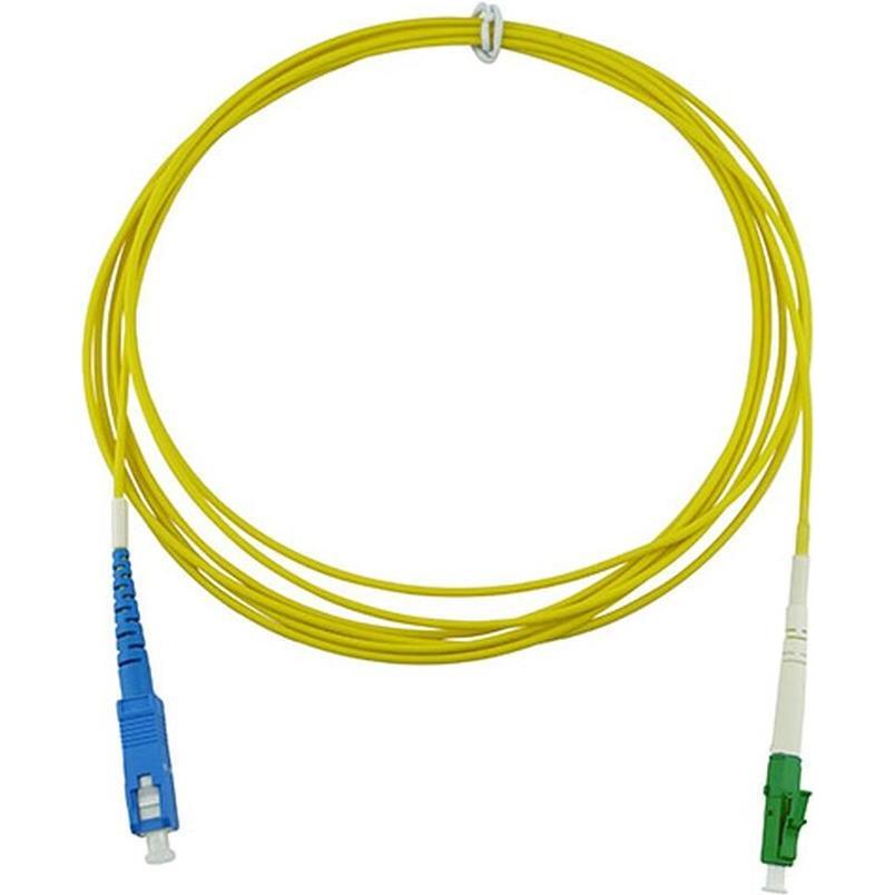 BlueOptics Simplex LWL Patchkabel LC/APC-SC/UPC Singlemode 3 Meter (S/FTP, CAT6, 3 m), Netzwerkkabel