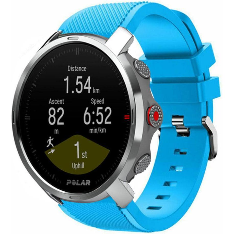 Thumbnail - Strap-it Silikonarmband (Silikon, Grit X), Uhrenarmband, Blau