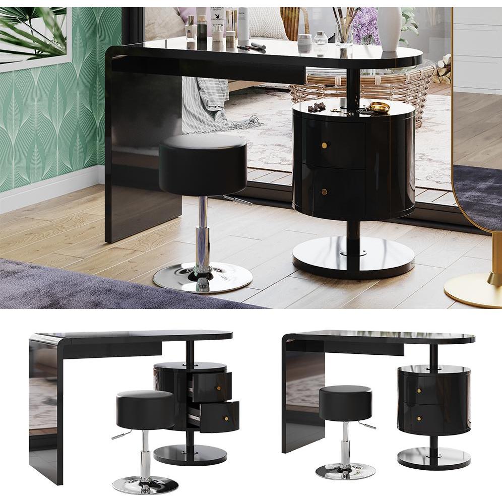 Thumbnail - Vicco, Schminktisch, Lara mit Hocker