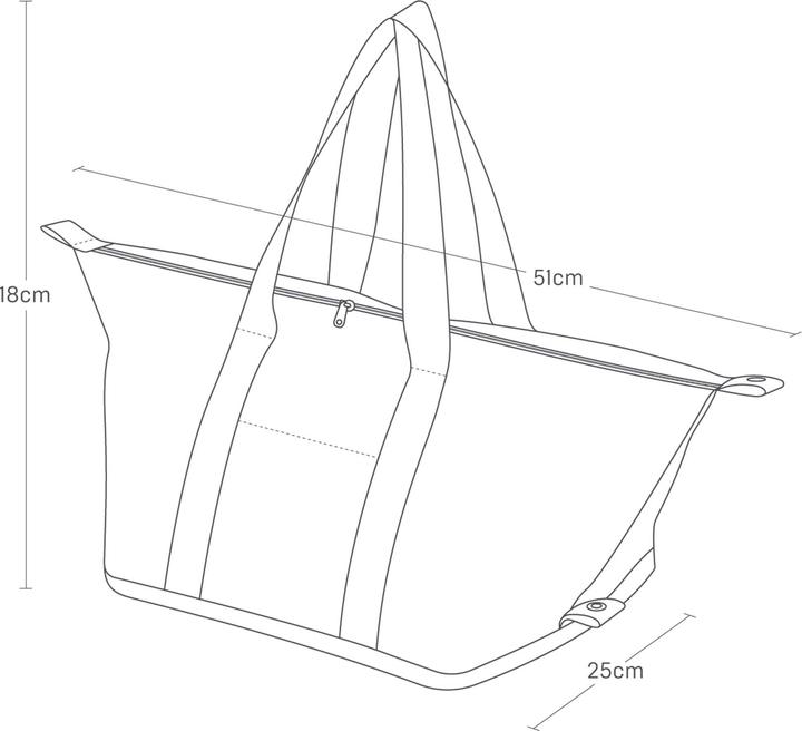 Actual product image Yamazaki TOWER insulated picnic bag