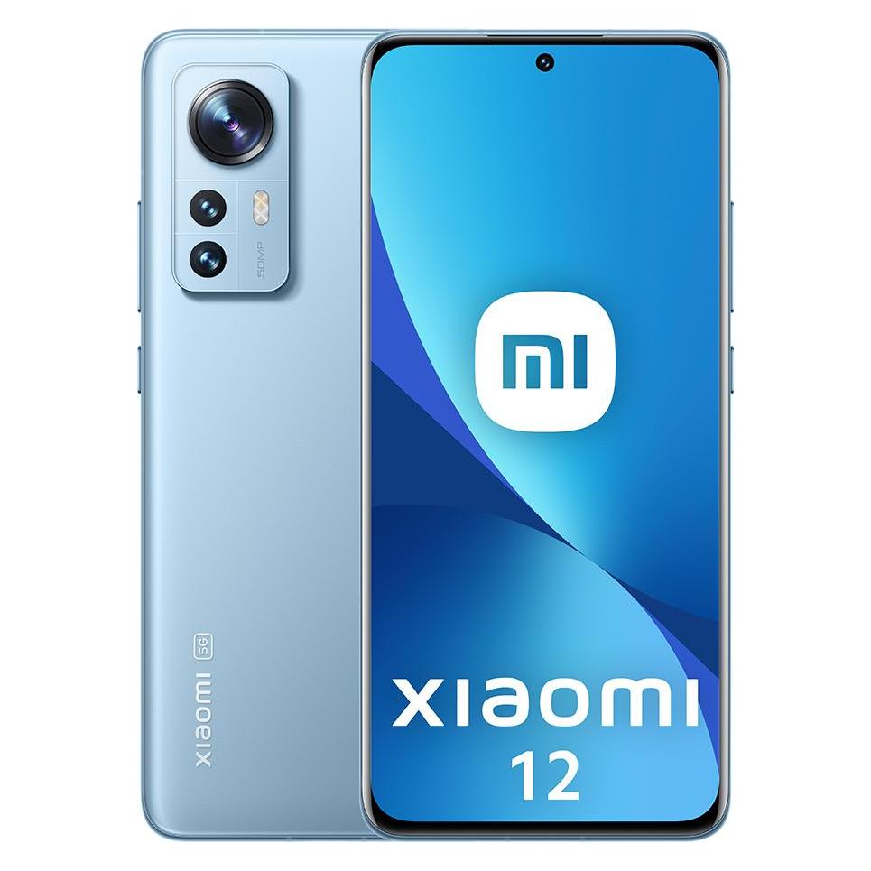 Xiaomi 12 5G (256 GB, Blue, 6.28", Dual SIM, 5G), Smartphone, Blau