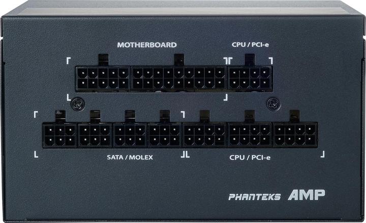 Actual product image Phanteks AMP GH 850W 80 PLUS Gold power supply, PCIe 5.1, ATX 3.1 - 850 watts, black (850 W)
