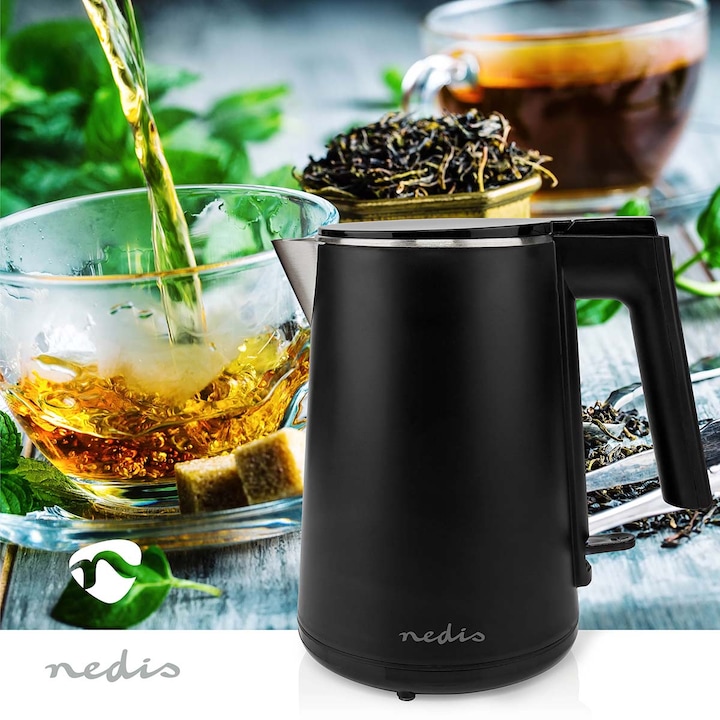 Produktbild Nedis Wasserkocher (1 l, EU-Stecker)