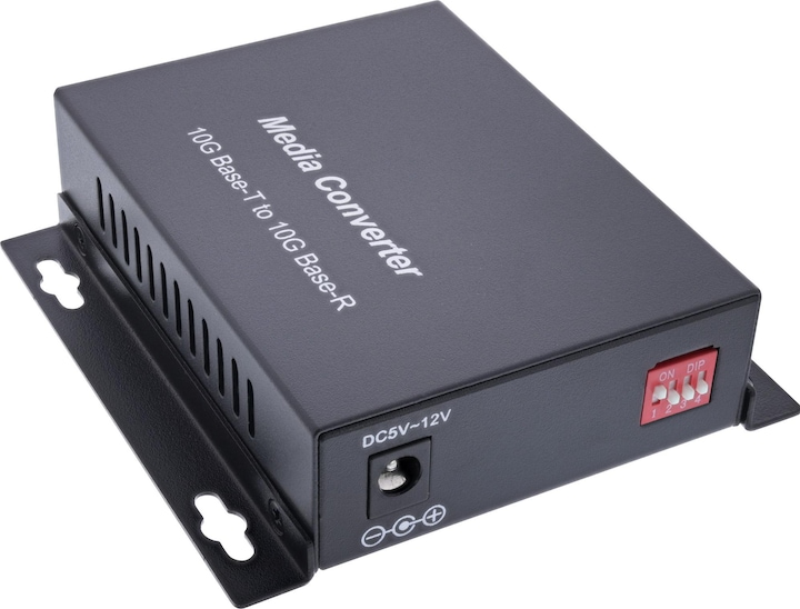 InLine Netzwerk Media Konverter 10Gb/s TP zu SFP+ LWL (für LC Duplex) (Media Konverter)
