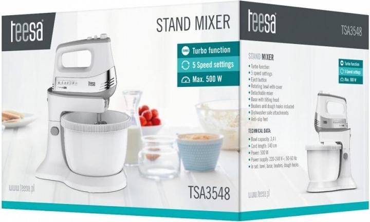 Image du produit Teesa Mikser ręczny Mikser ręczny z misą obrotową 500W (500 W)