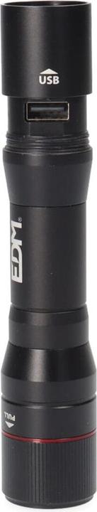 Produktbild EDM Taschenlampe 36445 20 W 1800 Lm Power Bank Aufladbar (14.50 cm, 1800 lm)