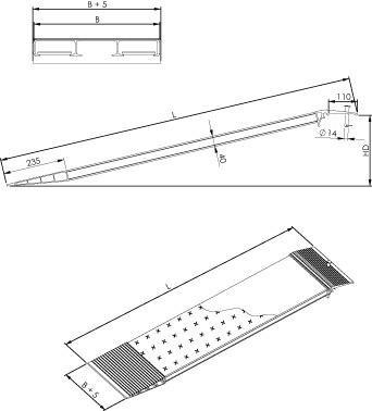 Actual product image kaiserkraft Aluminium loading rail