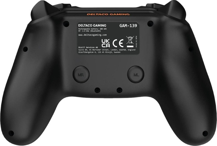 Actual product image Deltaco Gaming Wireless PS4 & PC Controller (PS4, PC, Android)
