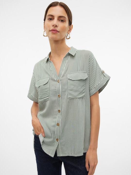 Image du produit Vero Moda Vmbumpy Ss Shirt Wvn Ga Noos (XL)