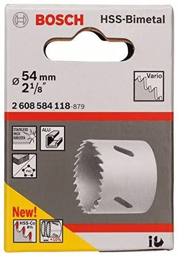 Image du produit Bosch Professional Zubehör Scie cloche bimétal HSS pour adaptateur standard, 54 mm, 2 1/8 pouces (54 mm)