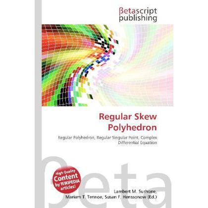 Thumbnail - Regular Skew Polyhedron, Fachbücher
