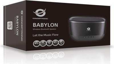 Produktbild Conceptronic BABYLON Kabelloser Bluetooth-Lautsprecher, Bluetooth 2.1, DC, * 2 Golden (7 h)