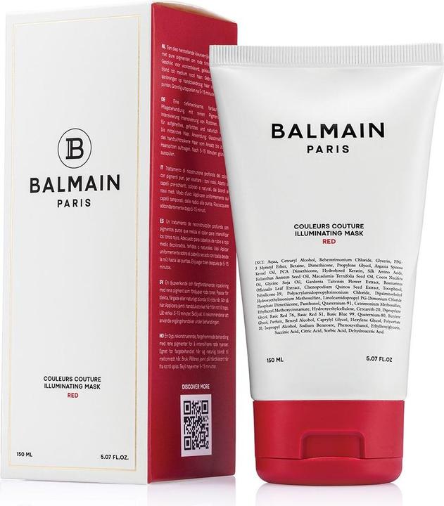 Productafbeelding Balmain Hair - Couleurs Couture Illuminating Red Mask - Red - 150 ml (150 ml)
