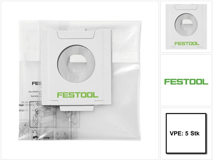 Image du produit Festool Sac d'élimination des déchets ENS-CT 36 AC/5