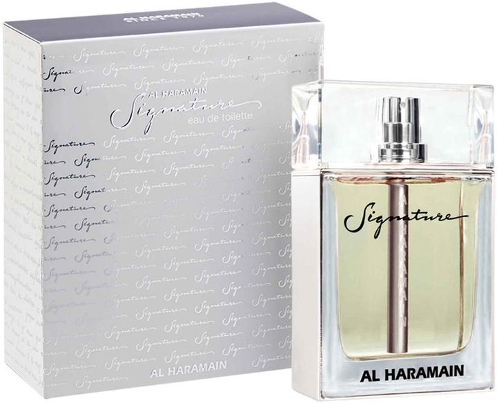 Actual product image Al Haramain Signature Silver Unisex EDT 100ml (Eau de toilette, 100 ml)