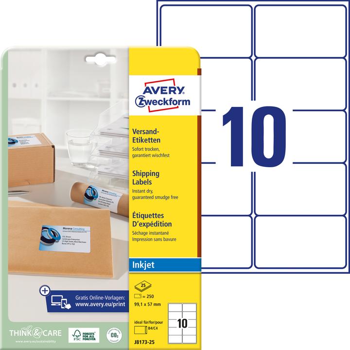 Actual product image Avery Quick DRY J8173