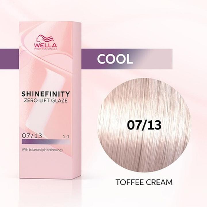 Image du produit Wella Shinefinity Toffee Cream 07/13 Medium Ash Blonde Golden 60ml (0713 Medium Ash Blonde Golden)