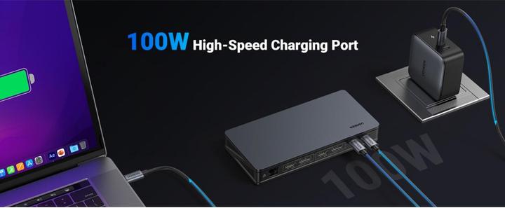 Actual product image Ugreen CM615 (USB-C, 9 Ports)