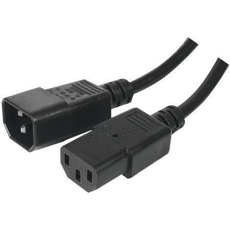 Générique Rallonge d'alimentazione C14 / C13 LS0H noire - 1,8 m (1.80 m), Cavo di alimentazione