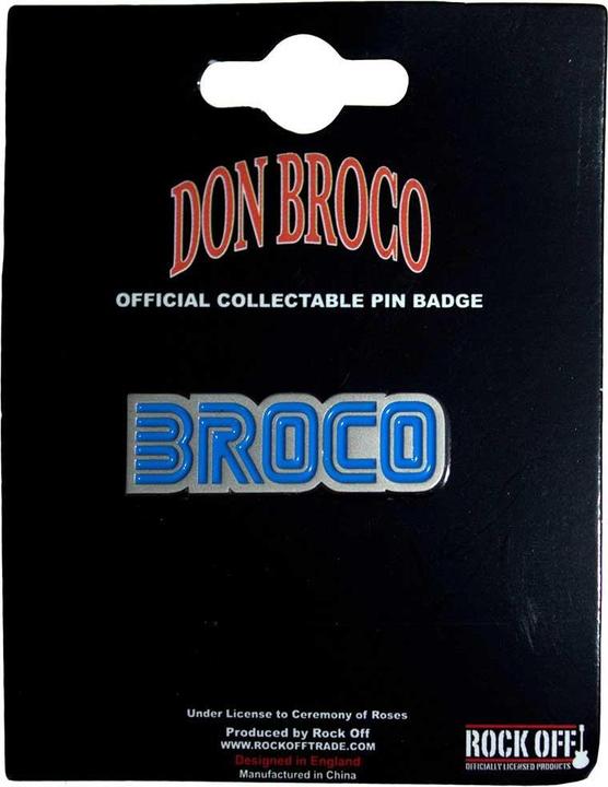 Actual product image Don Broco Logo Badge
