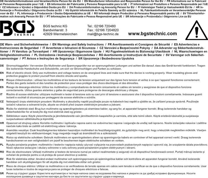 Actual product image BGS Measuring Cable and Probe Set 92 pcs.