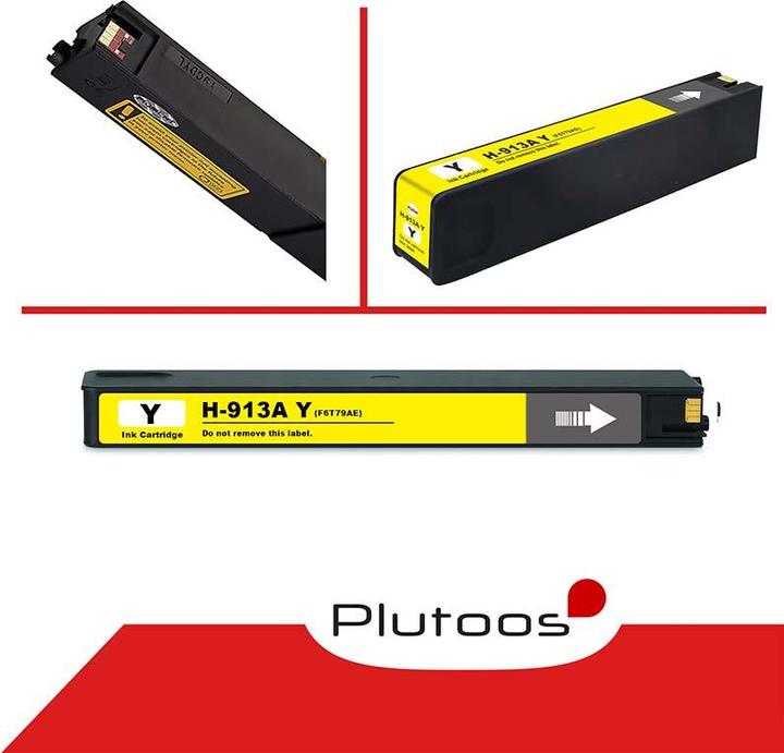 Immagine prodotto Plutoos Cartuccia HP 913A compatibile XXL, Giallo F6T79AE (Y)